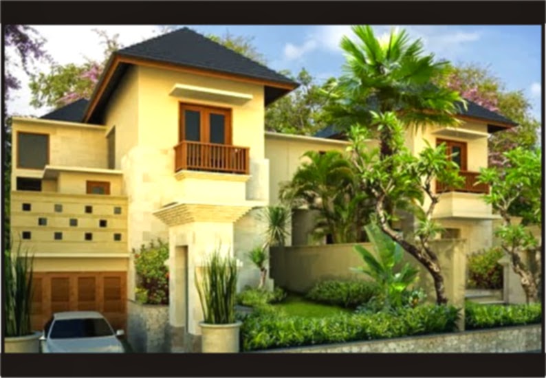 Kumpulan Gambar Model Rumah Minimalis Gaya Bali Yang Indah  rumah 