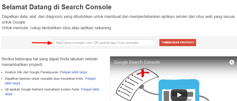 Cara Mendaftarkan Blog Ke Google Webmaster Tools