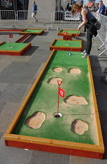 Crazy Golf course in Liverpool