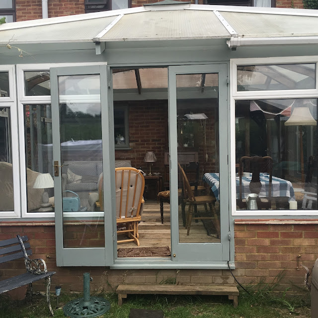 Nearly there progress continues on our preloved conservatory DIY