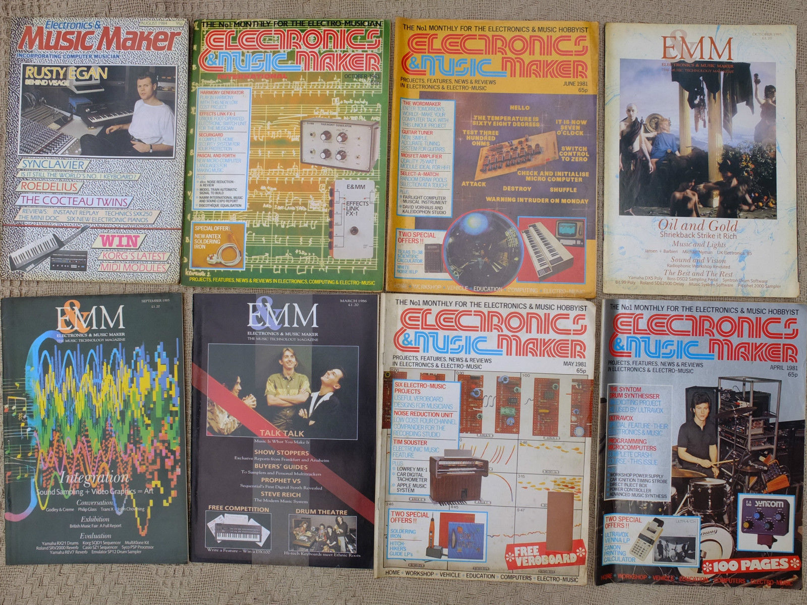 MATRIXSYNTH Lot of 59 Electronics And Music Maker Magazine