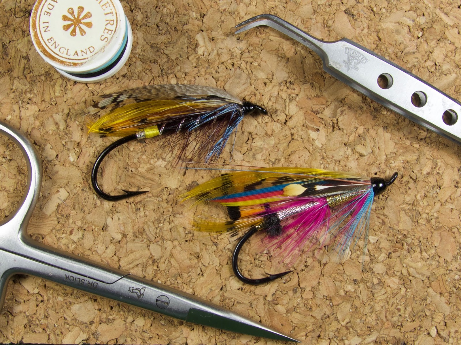 Atlantic Salmon Flies Portable Kit for Tying Salmon Flies "InHand"