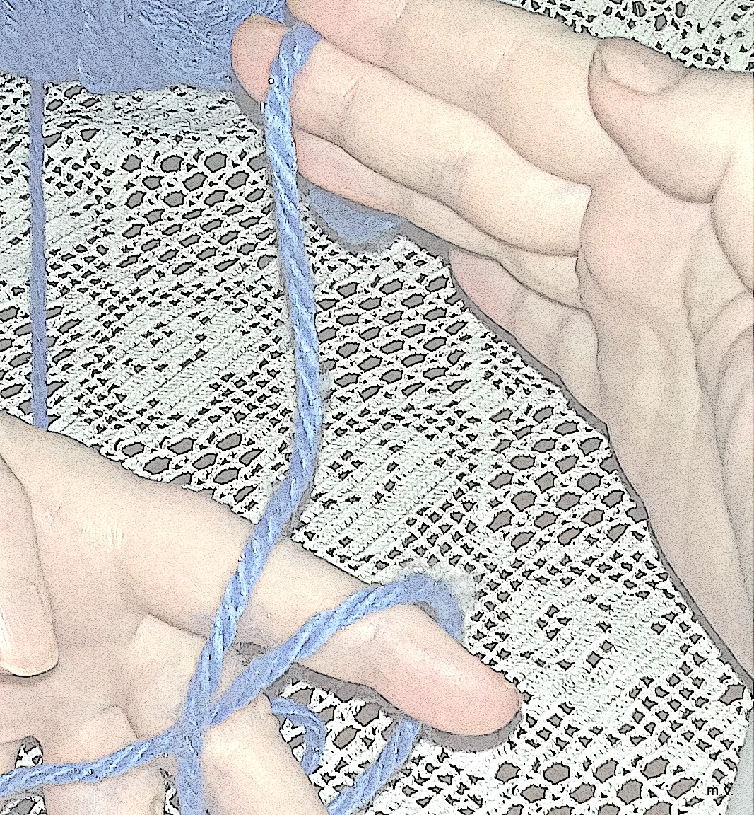 Creations By SerenaPaliria KNITTING 1 LONG TAIL CASTON METHOD / Knitting CONTINENTAL CASTON