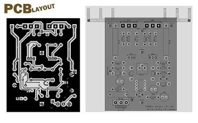 PCB Layout Power Amplifier 140W RMS