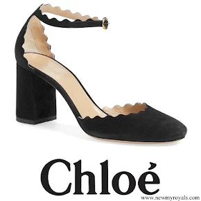 Princess Madeleine wore Chloe Scalloped Ankle Strap d'Orsay Pump