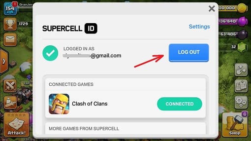 Cara Berpindah Akun COC yang Sudah Terhubung Supercell ID