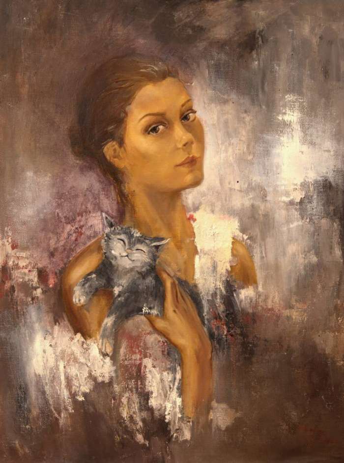 Молодой молдавский художник. Valeria Duca