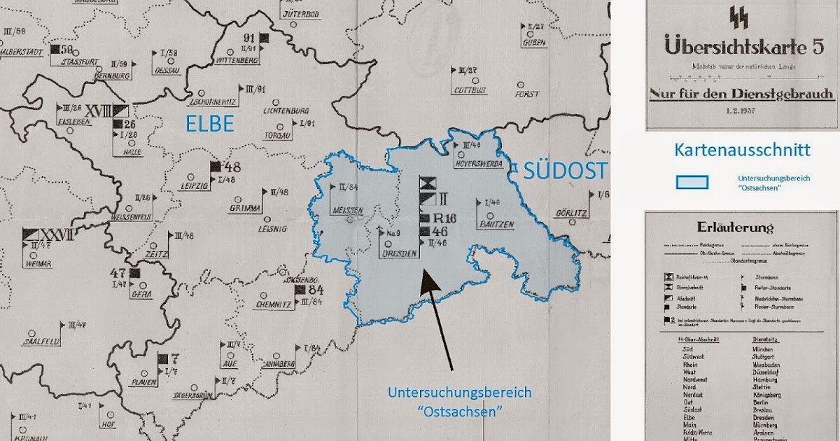 ostsachsen.projekt: Karte: SS-Übersichtskarte Nr.5 vom 1.2.1937