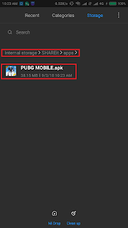 mengirim apk data obb via shareit