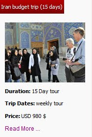 Iran Budget trip (15 days)