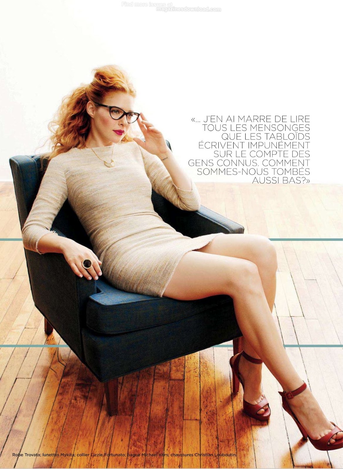Rachelle Lefevre very hot and beautiful look for ELLE Canada July 2012 ~ world actress photos ...