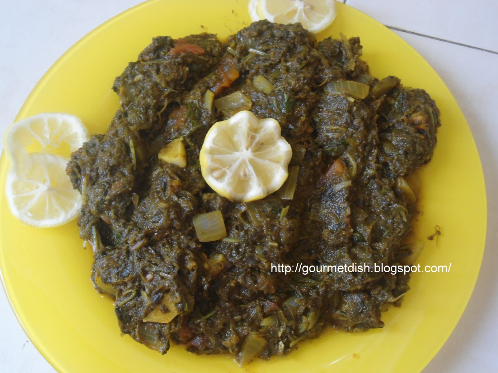 Gourmet Dish Spicy Spinach Dish Recipe