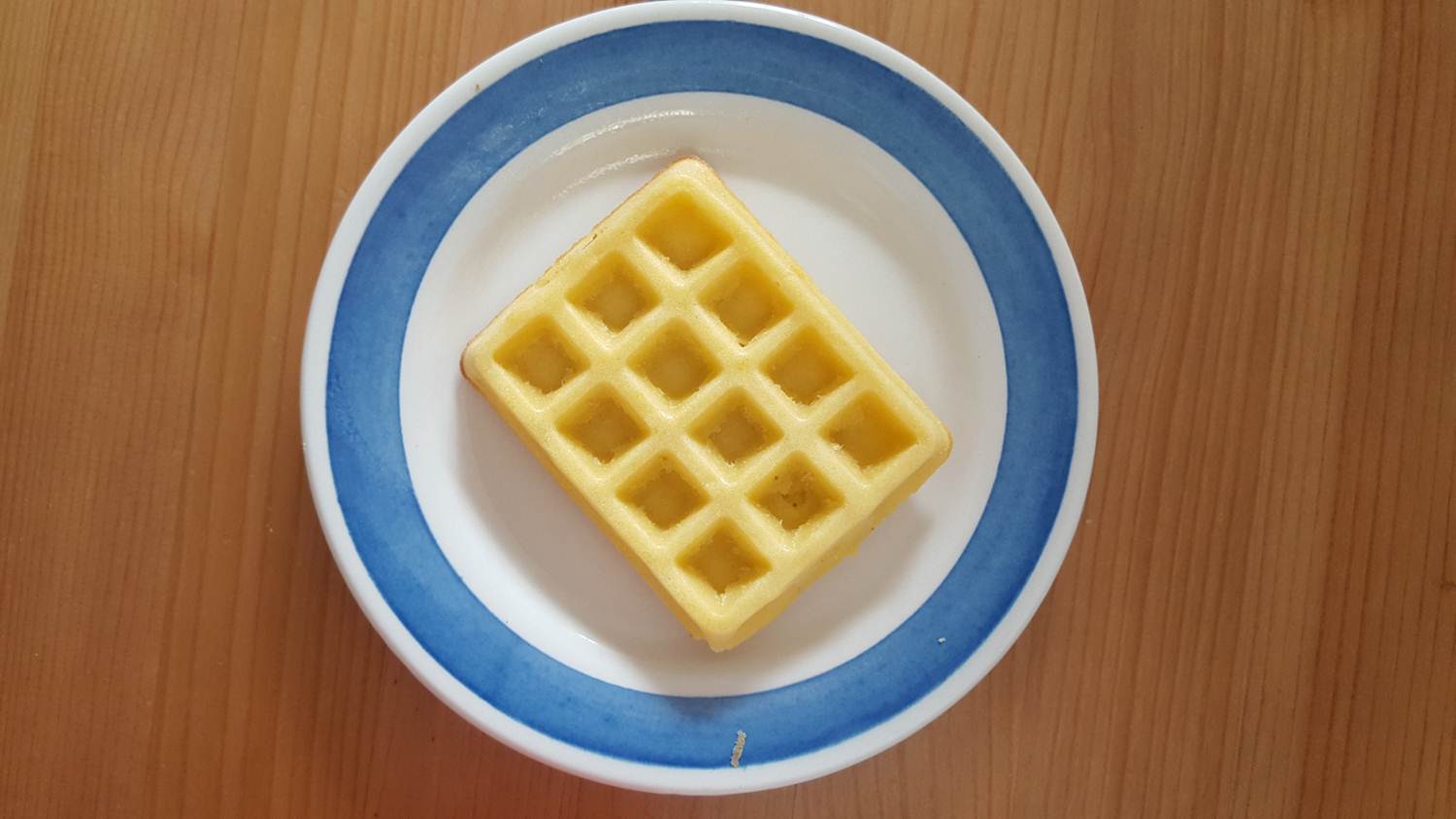 Oven baked cinnamon waffles Keeping it Real