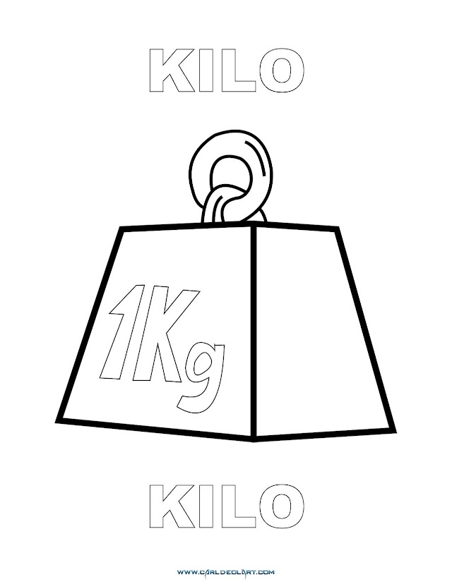 Dibujos Inglés - Español con K: Kilo - Kilo