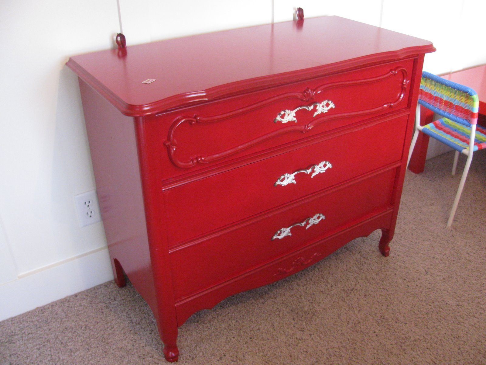 Cheapaholic Red Dresser
