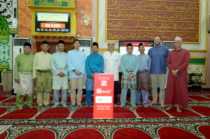 Masjid Al-Falah USJ 9, Masjid Pertama Guna Boost Untuk Kempen SyuQR RHB 