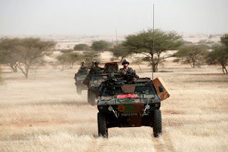 Operation Barkhane; French military VBL on patrol in the Sahel