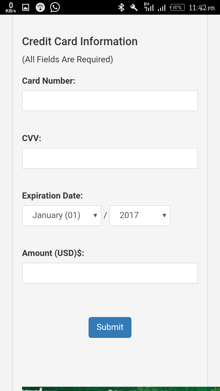 You can pay for KRINGLE cash back office with your credit card