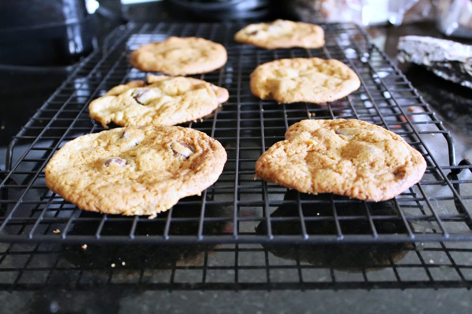 Got Cake? onebowl toaster oven chocolate chip cookies.