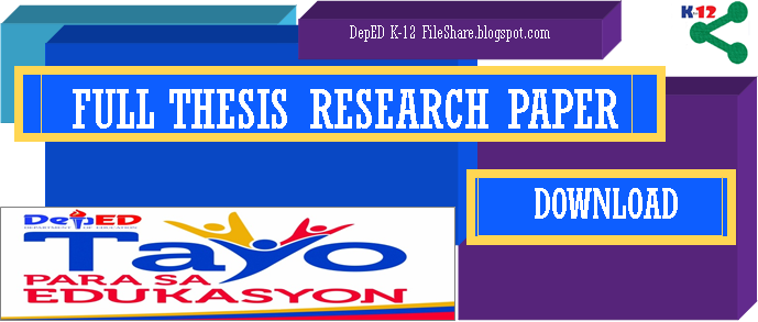 Dissertation paper k 12