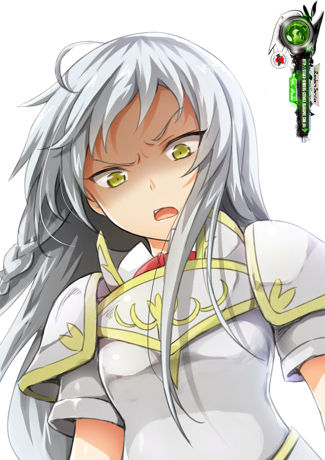 Hataraku MaousamaYusa Eri Cute Angry Face Render ORS