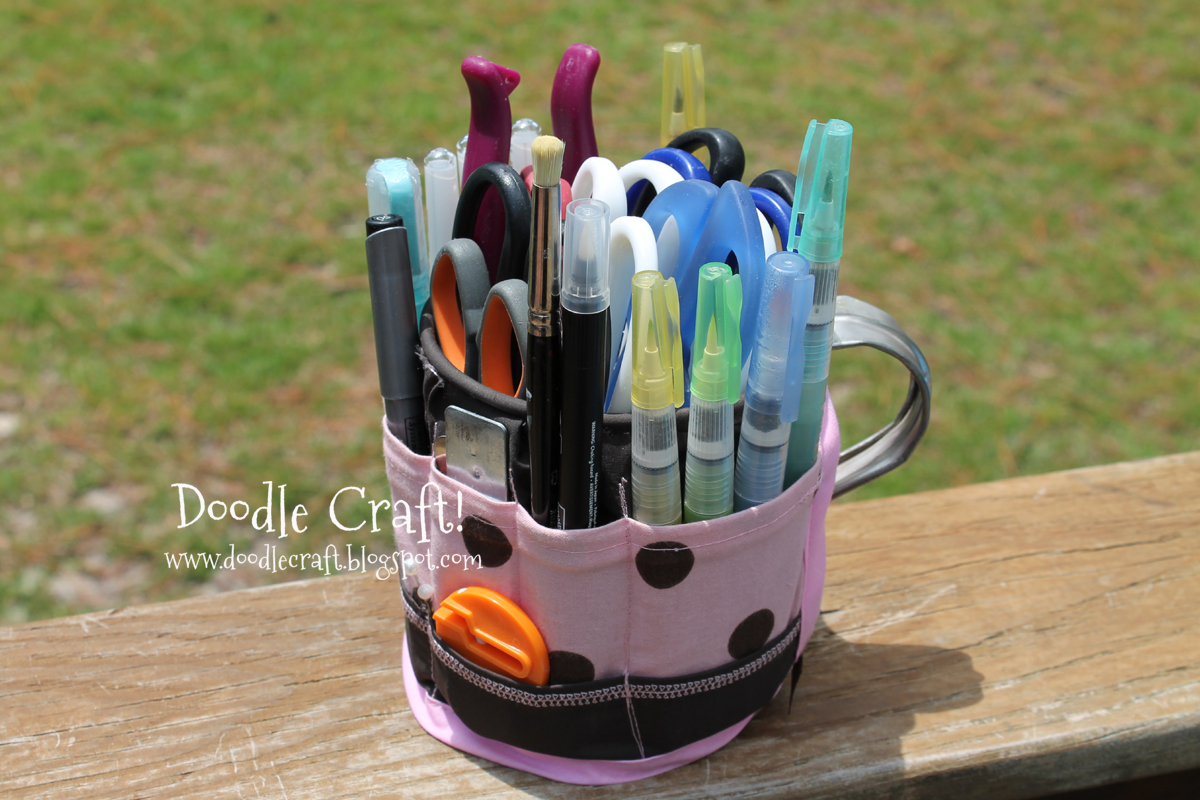 Doodlecraft: Organizer Fabric Storage Buckets!
