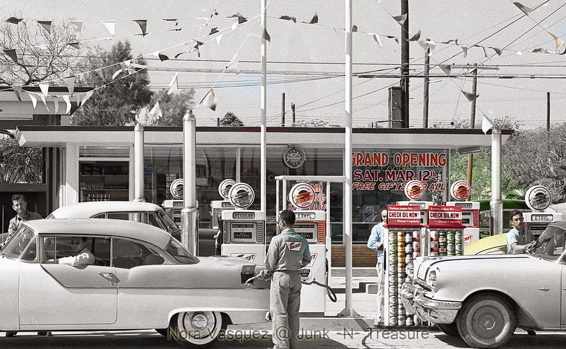 Brownsville Station 1955 Rocket Gas Stations in the RGV