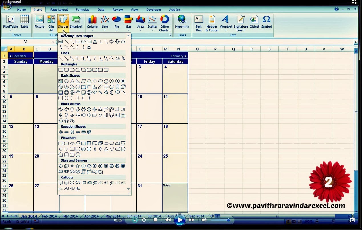 How to Change your Excel spreadsheet background by using