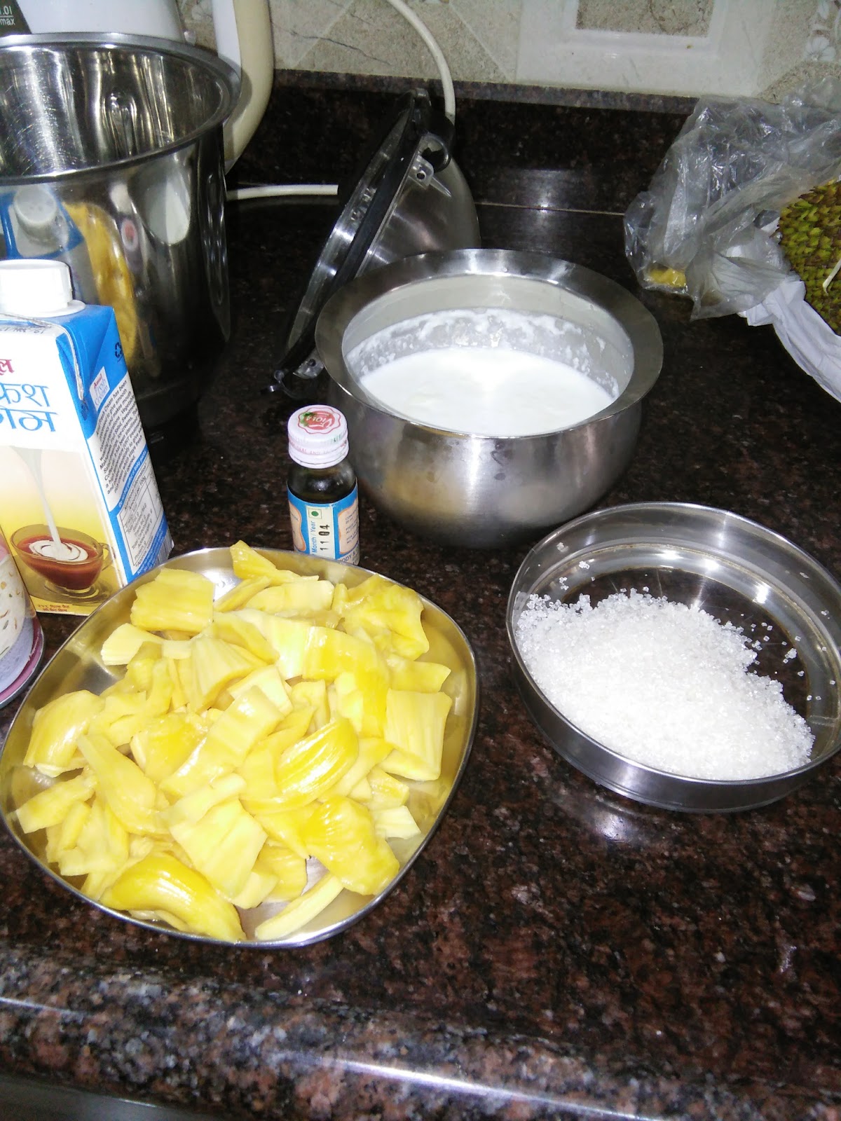 Geetha's Khazana Jack Fruit easy ice cream