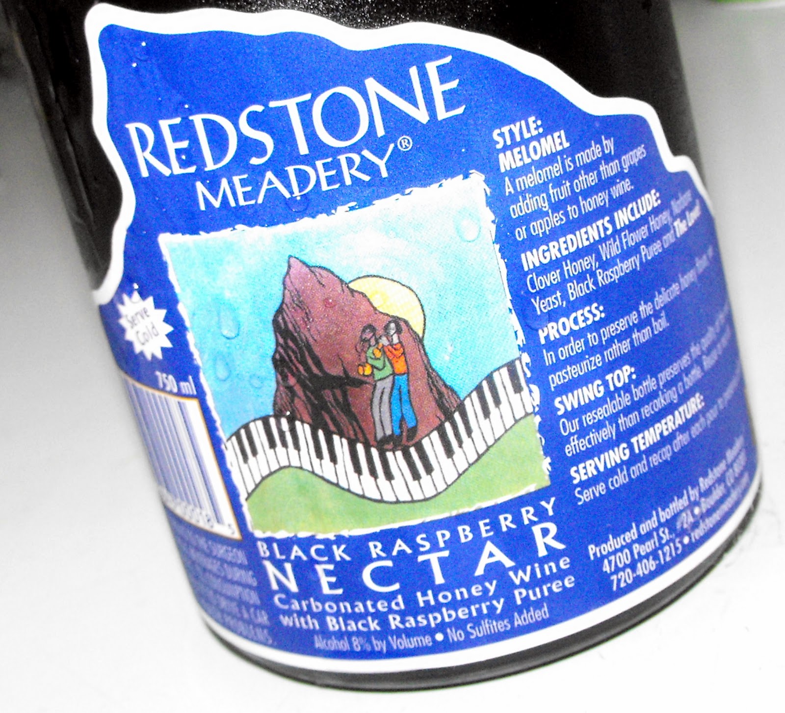 Redstone Meadery Black Raspberry Mead Raspberry