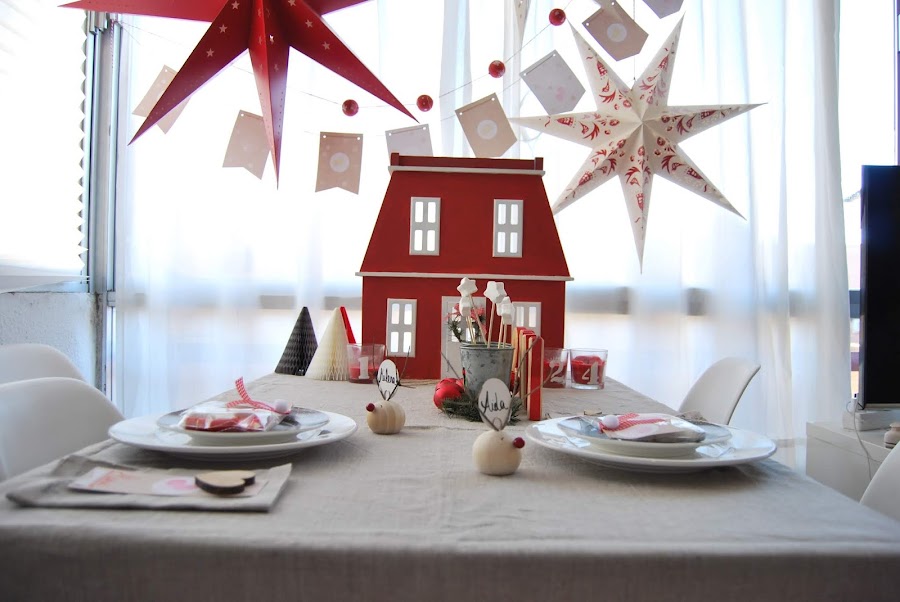 casitas de navidad estilo nórdico diy