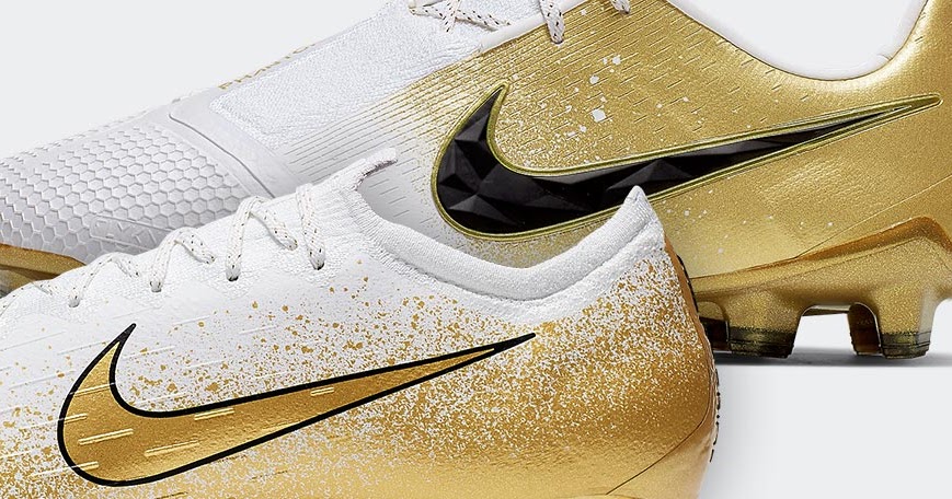 White / Gold Nike Euphoria Mode 'Champagne Gold' Boots Unveiled - Mercurial Vapor Phantom Venom - Footy Headlines