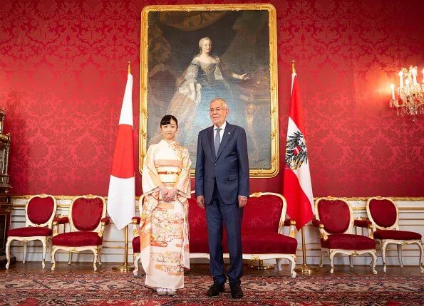 Japanese Princess Kako, niece of Emperor Naruhito, arrived in Vienna, the capital of Austria