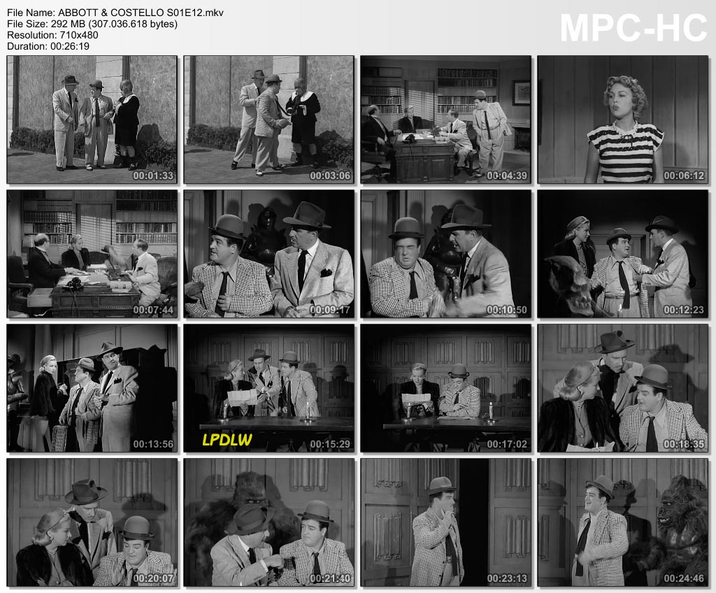 El Show de Abbott y Costello (S01 E09 - 11 - 12 - 13)