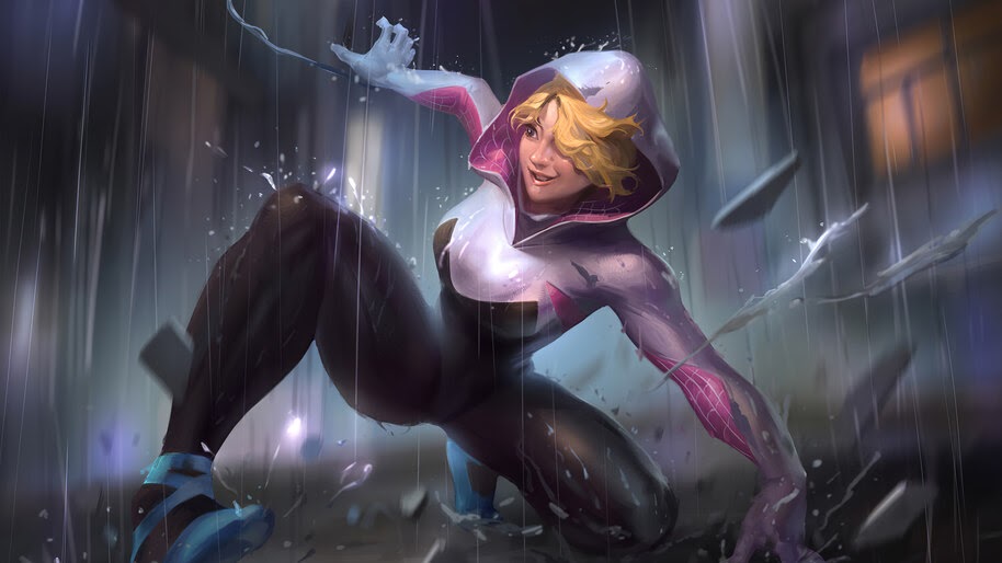 Spider-Gwen, Marvel, Comics, Art, 4K, #6.1216