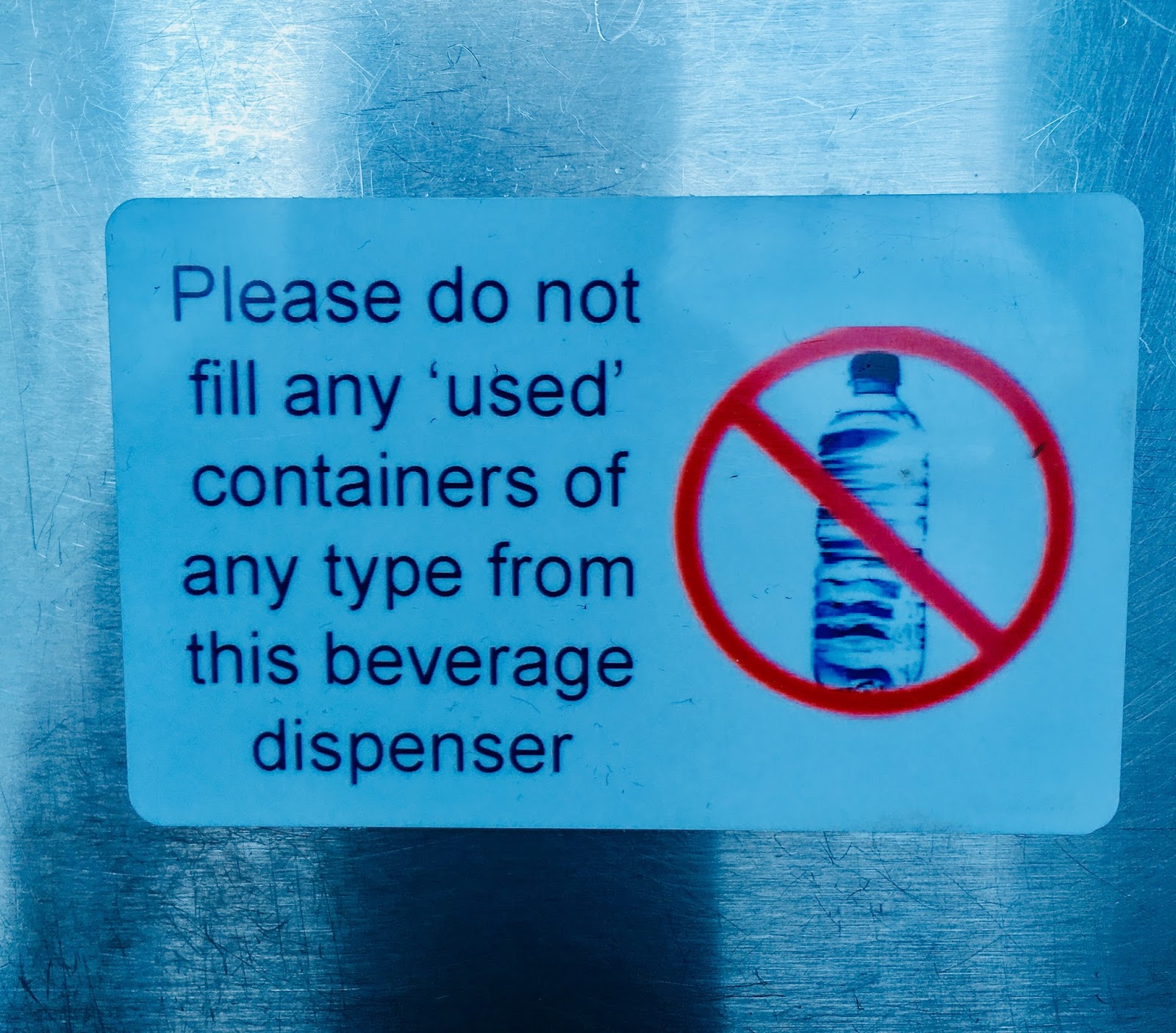 Greenwashing on the Celebrity Solstice 3: refilling bottles, straws 
