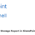 SharePoint Site Detailed Storage Report using PowerShell