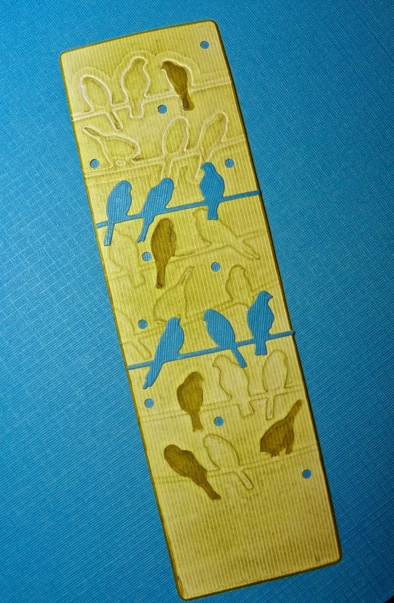embossed paper bookmark lisa fulmer