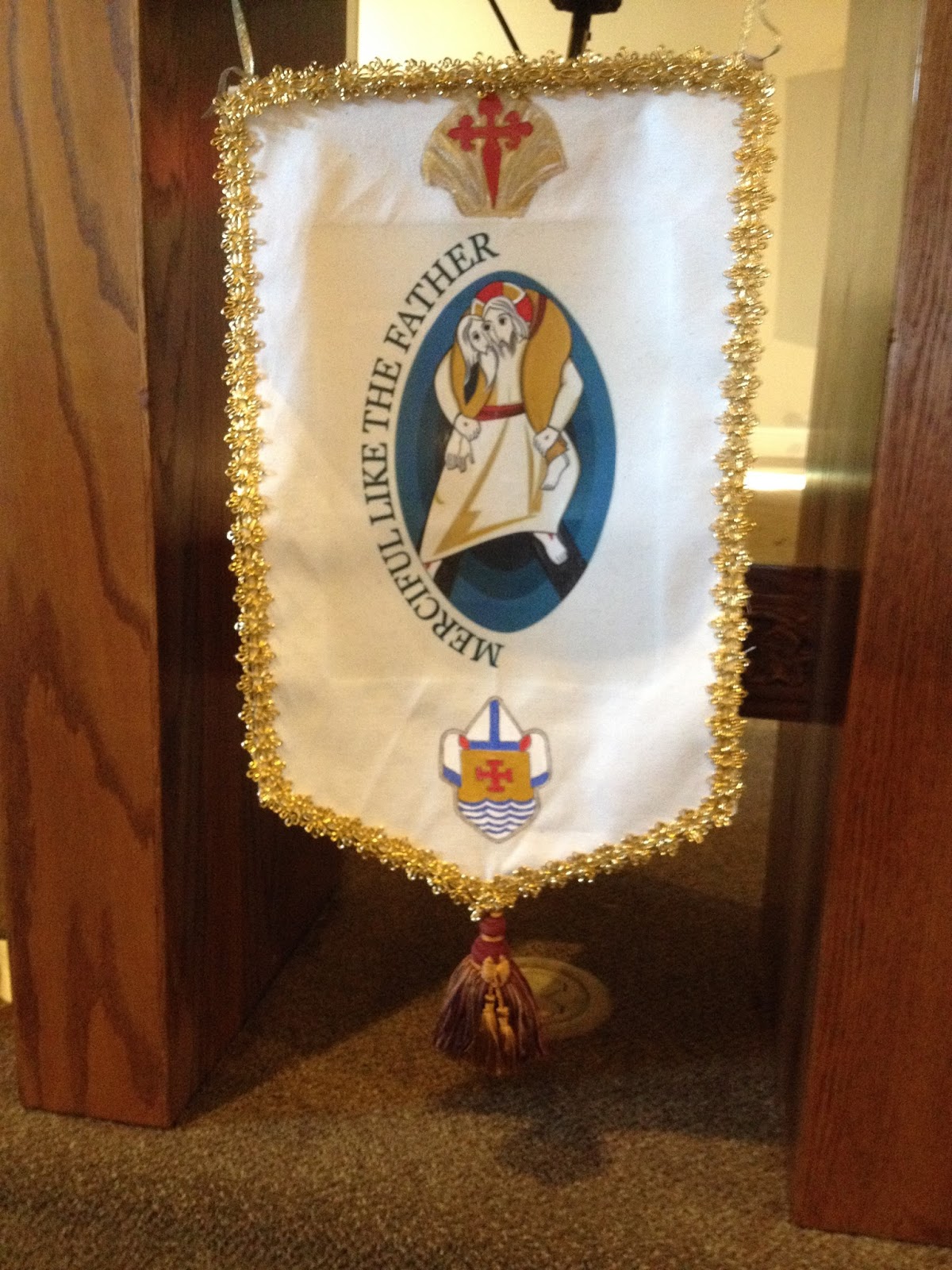 A Catholic Priest in Mississippi : Our beautiful banner for the Year of