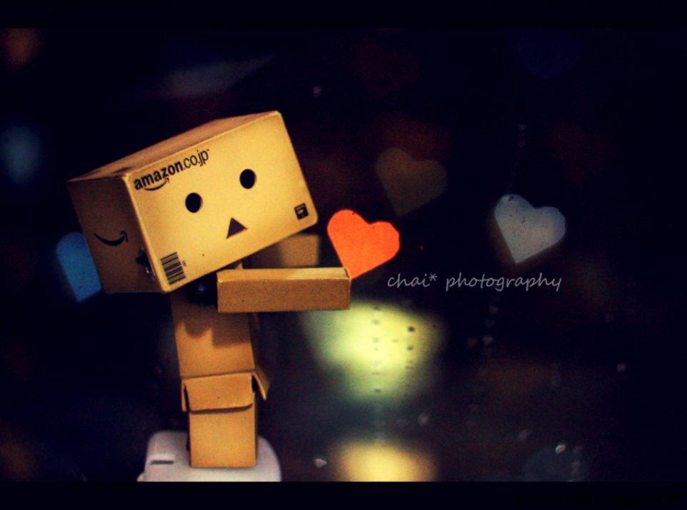Danbo has caught a heart for you  Flickr   Photo Sharing