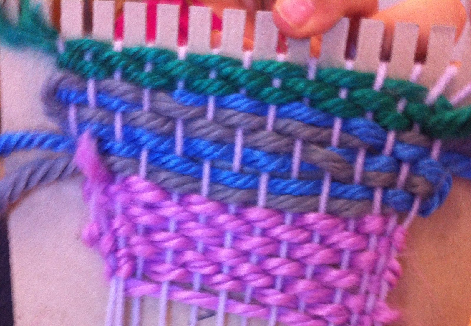 B. Creative Weaving with cardboard loom boards