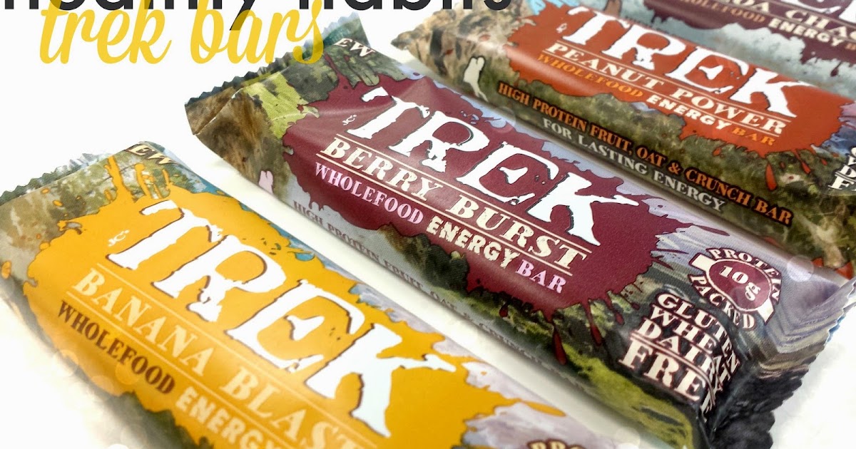 healthy habits trek bars being erica