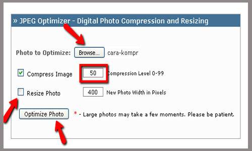 kompres gambar tutorial enam kompres gambar tutorial enam