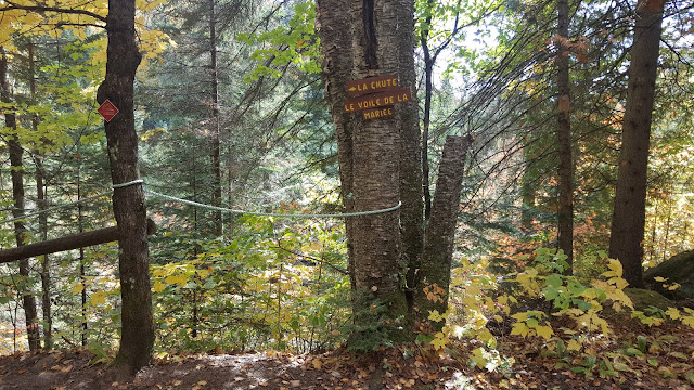 Sentier secondaire pour la chute Voile de la mariée