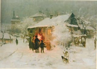 Nikolay Pimonenko painting Carols
