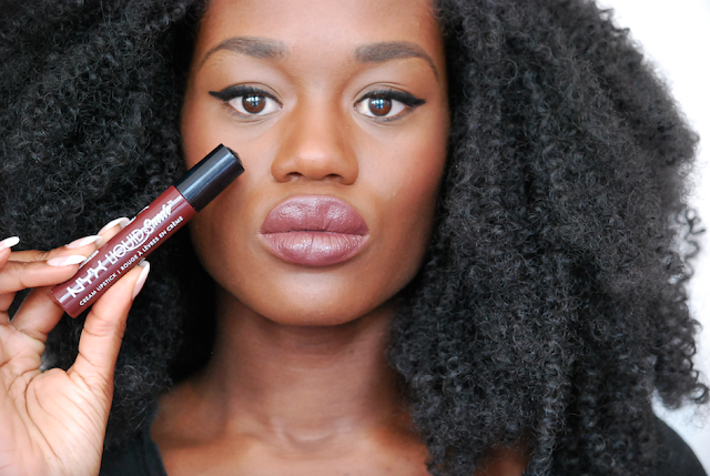 Swatch rouge à lèvres Swatch nyx liquid suede, swatch lipstick, rouge à lèvre peau noire, nyx