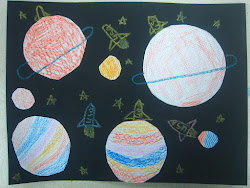 planets grade 1st texture planet stars miss young room draw