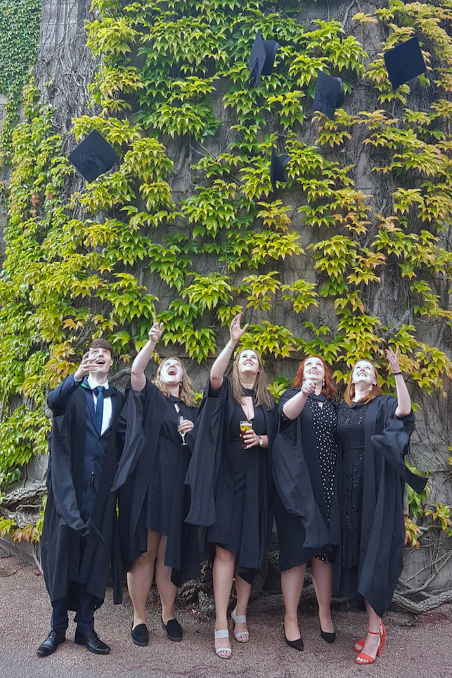 Graduating from the University of Aberdeen