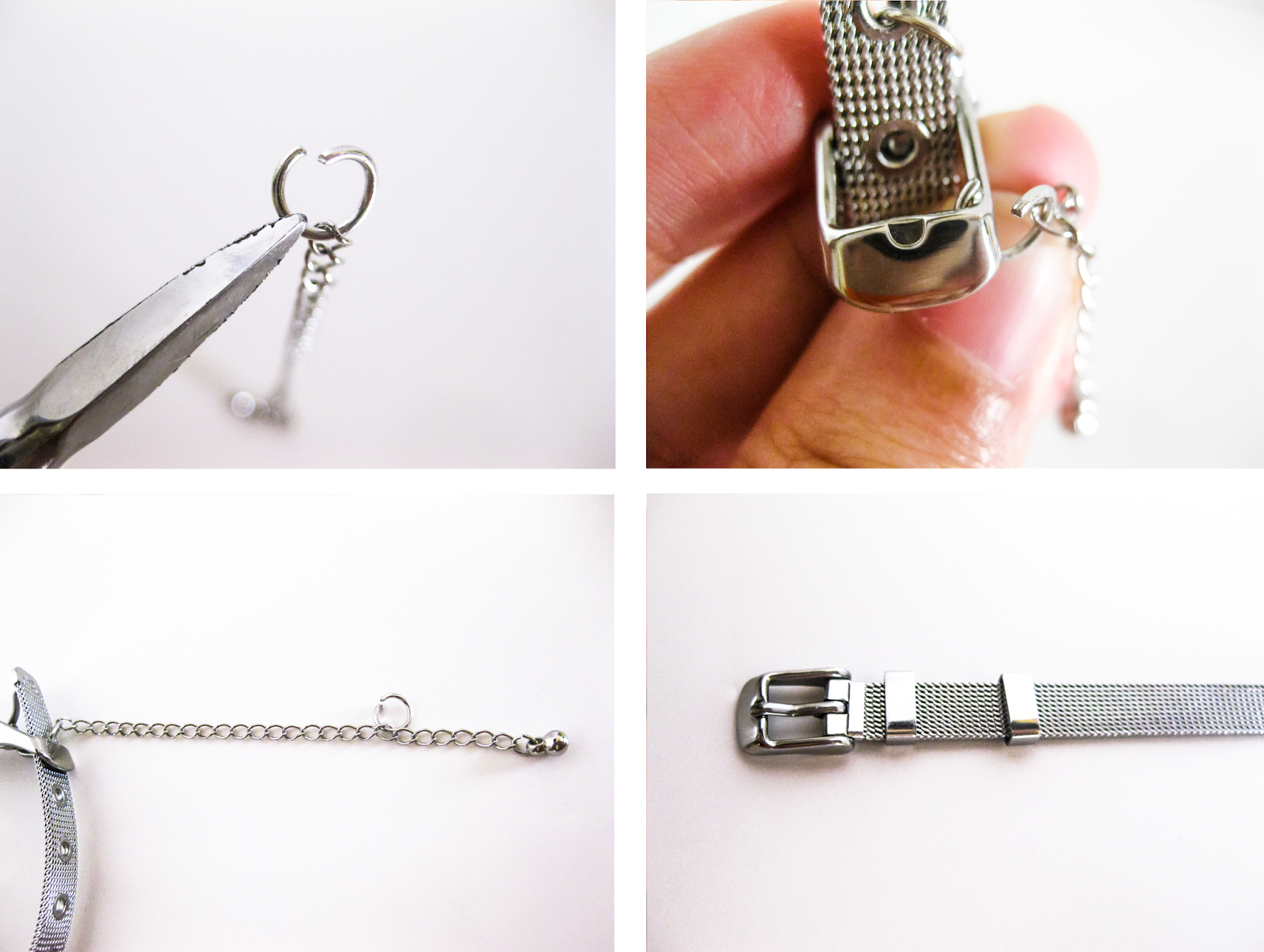 Cafe Craftea DIY Belted Buckle Bracelet