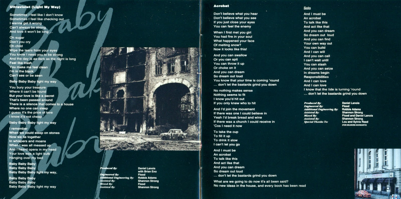 ○即決US-Island Recordsオリジナルw/insert,'91稀少アナログ,EX:EX Copy!! U2 Achtung Baby 